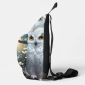 Maanwake: De Witte Sneeuwuil Sling Bag (Rechts)