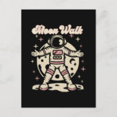 Maanwandel Astronaut Briefkaart (Voorkant)