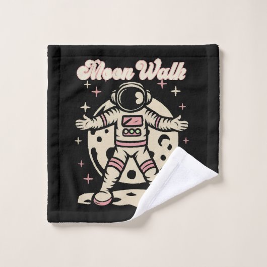 Maanwandel Astronaut Washandje (Wasdoekje)