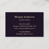 Maanwax WAN Volle Maan Fases Visitekaartje (Achterkant)