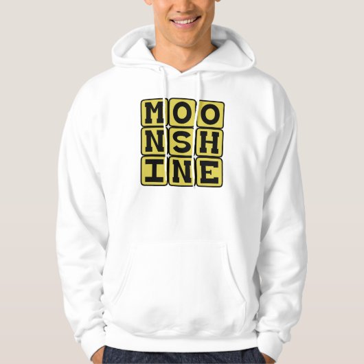 Maanwijn, Sterke Drank Hoodie (Voorkant)