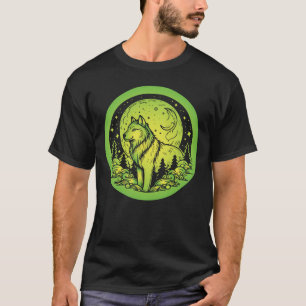maanwolf cirkel t-shirt