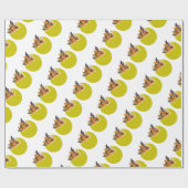 Maanwolf, Halloween-feest Cadeaupapier (Vlak)