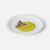 Maanwolf, Halloween-feest Papieren Bordje (Gekanteld)