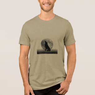 Maanwolf T-shirt – Mysterische vollemaan Nachtwolf