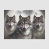 Maanwolfroedel Decoupage Tissuepapier (Voorkant)