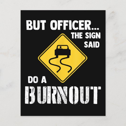 Maar agent, gebarentaal dat zegt: "Doe een burnout (Voorkant)