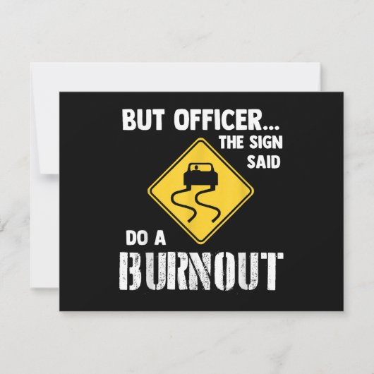 Maar agent, gebarentaal dat zegt: "Doe een burnout (Voorkant)