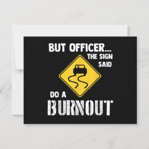 Maar agent, gebarentaal dat zegt: "Doe een burnout