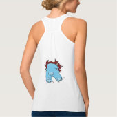 Maar als ik boos word, een grappig monster, meisje tanktop (Achterkant)