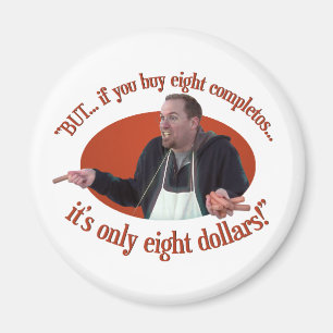 "MAAR... Als je 8 inzendingen koopt..." Magneet