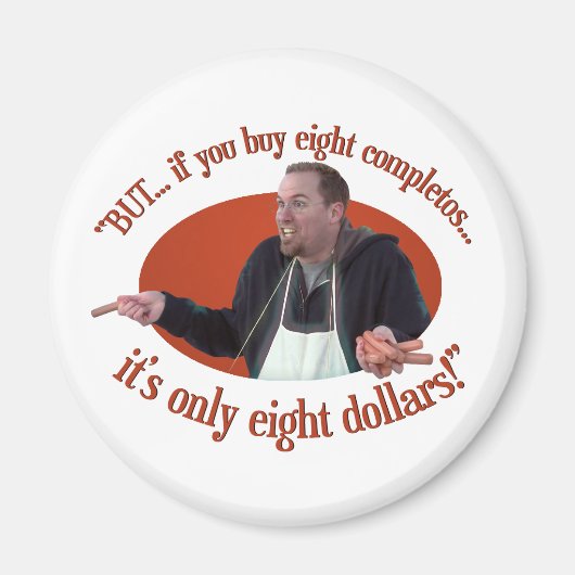 "MAAR... Als je 8 inzendingen koopt..." Magneet (Voorkant)