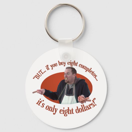 "MAAR... Als je 8 inzendingen koopt..." Sleutelhanger (Voorkant)