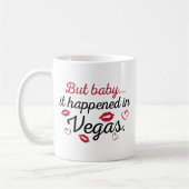 Maar Baby Het gebeurde in Vegas Koffiemok (Links)
