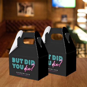 Maar ben je gestorven? Neon Blue & Pink Hangover K Bedankdoosjes