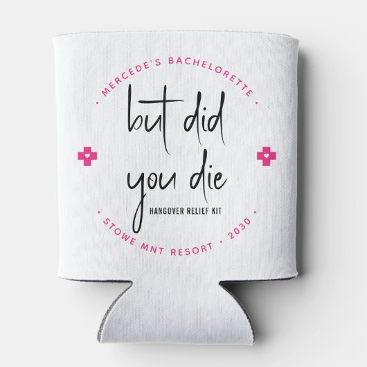 Maar ben je overgegaan tot persoonlijke Hangover R Blikjeskoeler (Achterkant)