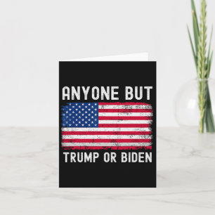 Maar Biden of Trump 2024 Anti Biden &amp; Trump El Kaart