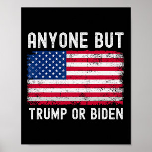 Maar Biden of Trump 2024 Anti Biden & Trump El Poster