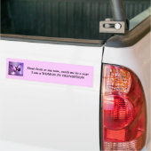 Maar butterflies... kijk nu niet naar me, pak m... bumpersticker (Op Truck)