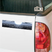 MAAR DE DAG VAN DE LORD... Religieuze bumpersticke Bumpersticker (Op Truck)