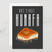 Maar de eerste Knafeh Kunafa Kunafeh AI kreeg ك ن Kaart (Voorkant / Achterkant)