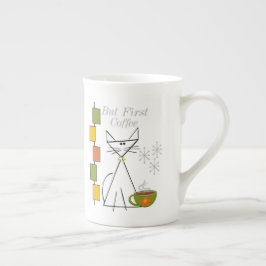Maar de eerste koffie-mok porselein kop