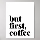 Maar de eerste koffie was poster (Voorkant)