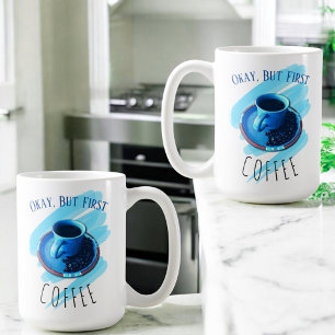 Maar de eerste koffiebeker Saucer Bans Koffiemok