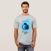 Maar de eerste koffiebeker Saucer Bans T-shirt (Voorkant volledig)