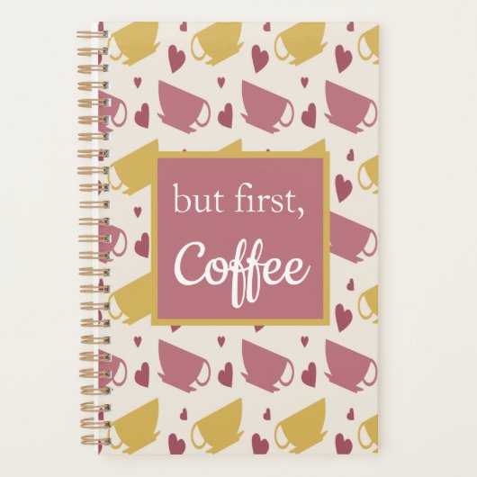 Maar de eerste Koffiejaarkalender en Planner (Voorkant)