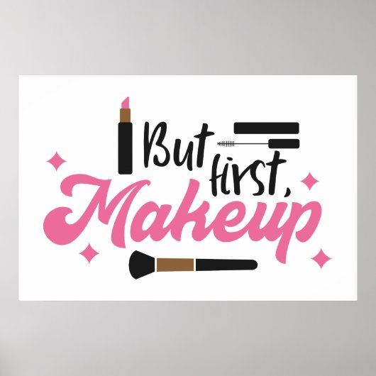 Maar de eerste make-up artistieke kamer poster (Voorkant)