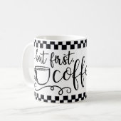 Maar de eerste Mok van het Koffiebekertje Tea Coff (Voorkant links)