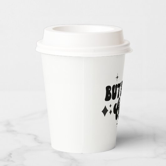 Maar de eerste zwarte koffiebranderaar sterren papieren bekers (Rechts)