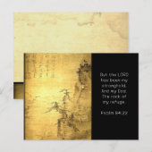 Maar de HEER is mijn bolwerk geweest Briefkaart (Voorkant / Achterkant)