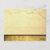 Maar de HEER is mijn bolwerk geweest Briefkaart (Achterkant)