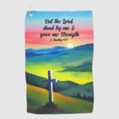 Maar de Heer stond bij mij golfhanddoek (Voorkant)