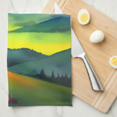 Maar de Heer stond bij mij keukenhanddoek (Quarter Fold)