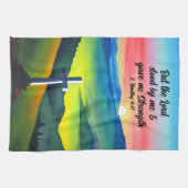 Maar de Heer stond bij mij keukenhanddoek (Horizontaal)