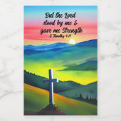 Maar de Heer stond bij mij op het etiket van de vo (Enkel label)