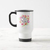 Maar de Heer stond bij mij Waterverf Travel Mug Reisbeker (Links)