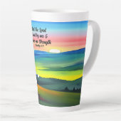 Maar de Here stond aan Mij Latte Mok (Rechterhoek)