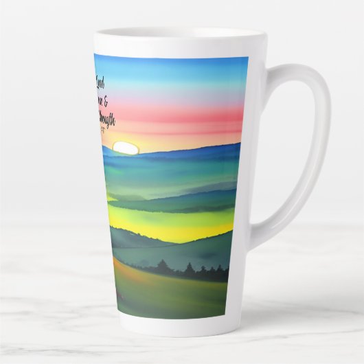 Maar de Here stond aan Mij Latte Mok (Rechts)