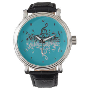 Maar de Muzieknoten van de Treble Wrist Watch 2 Horloge
