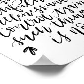 Maar de Vrucht van de Geest Poster (Hoek)