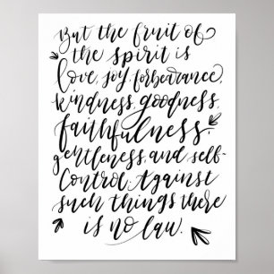 Maar de Vrucht van de Geest Poster