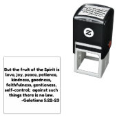 Maar de vruchten van de Geest zijn liefde, vreugde Zelfinktende Stempel (In situ)