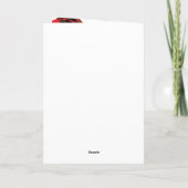 Maar de Wijn is zo Verrukkelijke Kerstmis Feestdagen Kaart (Achterkant)