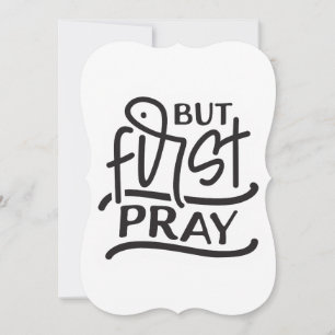 Maar eerst bidden krijger kerk bijbel verzen kaart