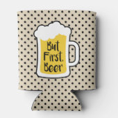 Maar eerst bier blikjeskoeler (Achterkant)