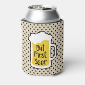 Maar eerst bier blikjeskoeler (Blikje Achterkant)